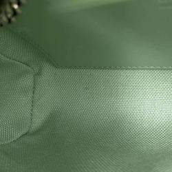 Gucci Paille Green GG Supreme Canvas Leather Ophidia Mini Shoulder Bag