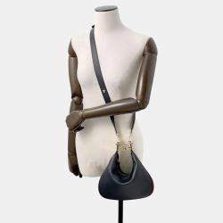 Gucci Black Leather Attache Small Shoulder Bag