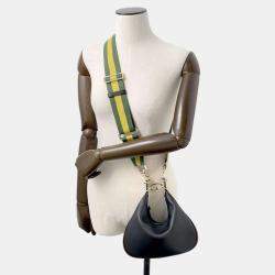 Gucci Black Leather Attache Small Shoulder Bag