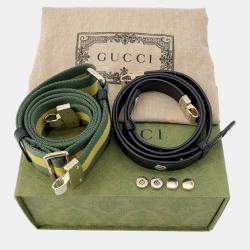 Gucci Black Leather Attache Small Shoulder Bag