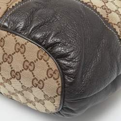 Gucci Beige/Brown GG Canvas and Leather Tribeca Tote