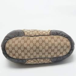 Gucci Beige/Brown GG Canvas and Leather Tribeca Tote