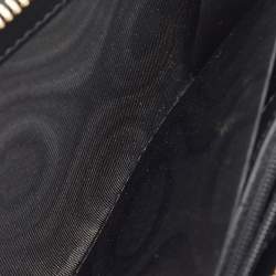 Gucci Black Mirco Guccissima Leather Flap Continental Wallet