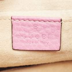 Gucci Pink Leather Small 1973 Chain Crossbody Bag
