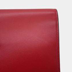 Gucci Red Small Leather Zumi Satchel