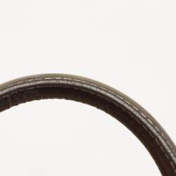 Pre Owned Gucci Beige/Brown GG Supreme Canvas and Leather Medium Joy Boston Bag