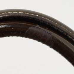 Pre Owned Gucci Beige/Brown GG Supreme Canvas and Leather Medium Joy Boston Bag