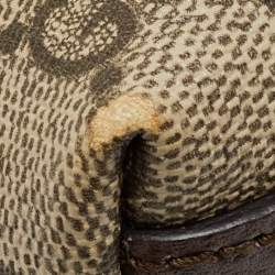 Gucci Beige/Brown GG Supreme Canvas and Leather Ophidia Bag