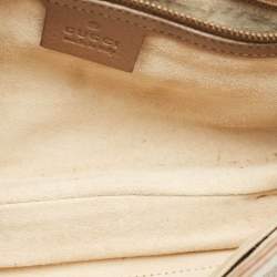 Gucci Brown Leather Medium 1973 Chain Shoulder Bag