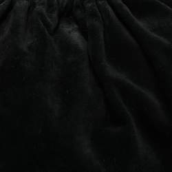 Gucci Black Suede Gathered Tote