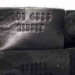 Gucci Black Suede Gathered Tote