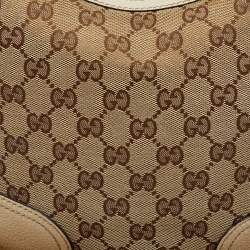 Gucci Beige/Cream GG Canvas and Leather Princy Hobo