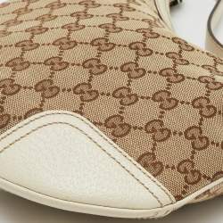 Gucci Beige/Cream GG Canvas and Leather Princy Hobo