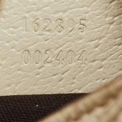 Gucci Beige/Cream GG Canvas and Leather Princy Hobo
