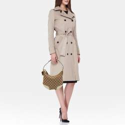 Gucci Beige/Cream GG Canvas and Leather Princy Hobo