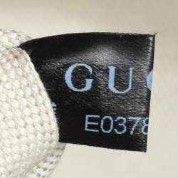 Gucci x Adidas Beige/Brown GG Crystal Canvas and Leather Medium Duffle Bag