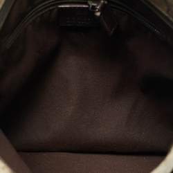 Gucci Beige/Brown GG Supreme Canvas and Leather Flat Messenger Bag