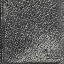Gucci Black Leather GG Marmont Continental Wallet