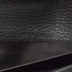 Gucci Black Leather GG Marmont Continental Wallet