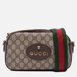 Gucci Beige GG Supreme Web Neo Vintage Crossbody
