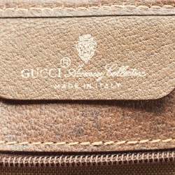 Gucci Brown/Beige GG Supreme Canvas Web Sherry Line Tote