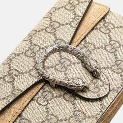Gucci Beige Mini GG Supreme Dionysus Crossbody