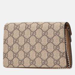 Gucci Beige Mini GG Supreme Dionysus Crossbody