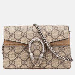 Gucci Beige Mini GG Supreme Dionysus Crossbody