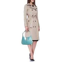 Gucci Blue Leather Small Jackie 1961 Hobo