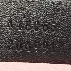 Gucci Black/White Matelassé Leather Mini GG Marmont Camera Crossbody Bag