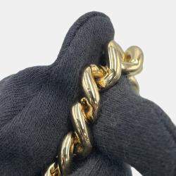 Gucci Gg Marmont Chain shoulder Bag Green Leather