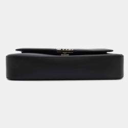Gucci Petite Gg 2Wayshoulder Bag Black Calf Leather Size Small