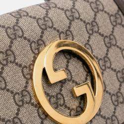 Gucci Beige Mini GG Supreme Blondie Satchel