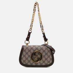 Gucci Beige Mini GG Supreme Blondie Satchel
