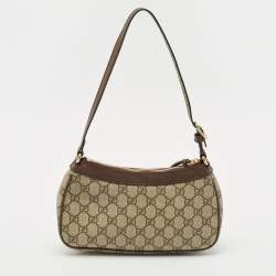 Gucci Brown/Beige GG Supreme Canvas Small Ophidia Bag