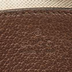 Gucci Brown/Beige GG Supreme Canvas Small Ophidia Bag