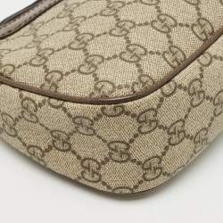 Gucci Brown/Beige GG Supreme Canvas Small Ophidia Bag