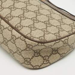 Gucci Brown/Beige GG Supreme Canvas Small Ophidia Bag