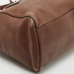 Gucci Brown Leather Lady Tassel Tote