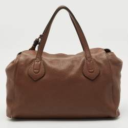 Gucci Brown Leather Lady Tassel Tote