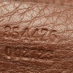 Gucci Brown Leather Lady Tassel Tote