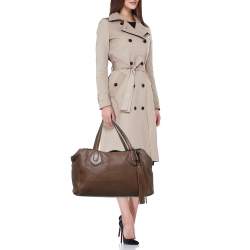 Gucci Brown Leather Lady Tassel Tote