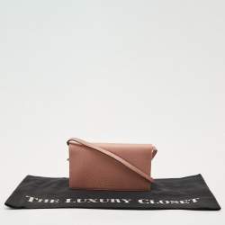 Gucci Pink Leather Swing Wallet on Strap