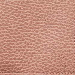Gucci Pink Leather Swing Wallet on Strap