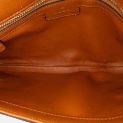 Gucci Brown Calfskin Blondie Chain Satchel