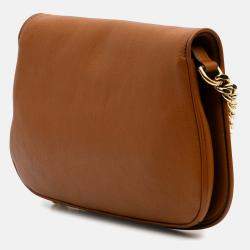 Gucci Brown Calfskin Blondie Chain Satchel