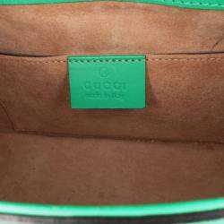 Gucci Green Mini Leather Sylvie Satchel