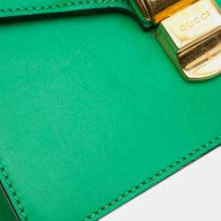 Gucci Green Mini Leather Sylvie Satchel