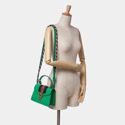 Gucci Green Mini Leather Sylvie Satchel
