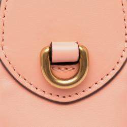 Gucci Pink Mini Matelasse Leather GG Marmont Half Moon Hobo